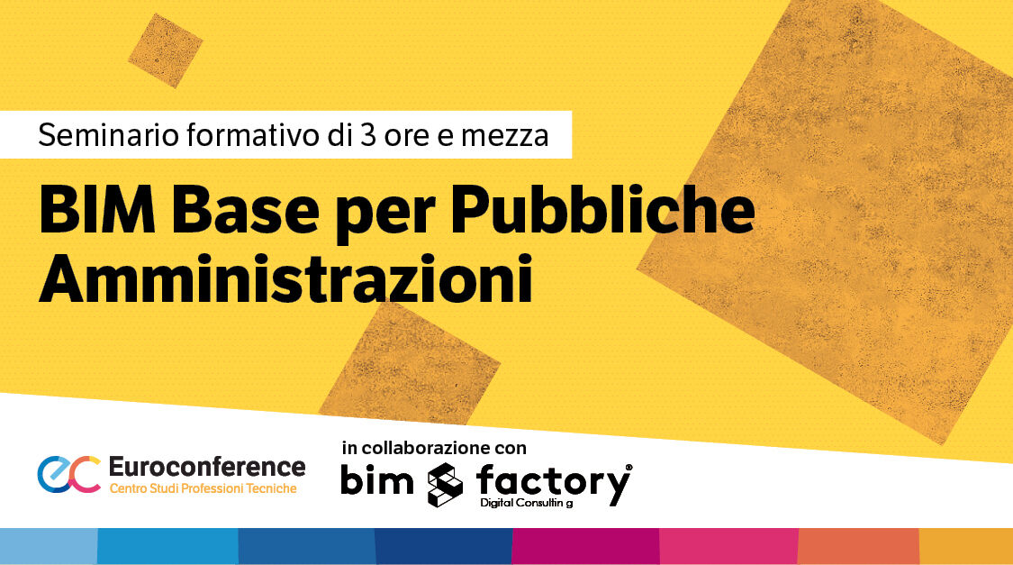 Immagine BIM Base per Pubbliche Amministrazioni | Euroconference